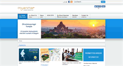 Desktop Screenshot of myanmartourismfederation.org